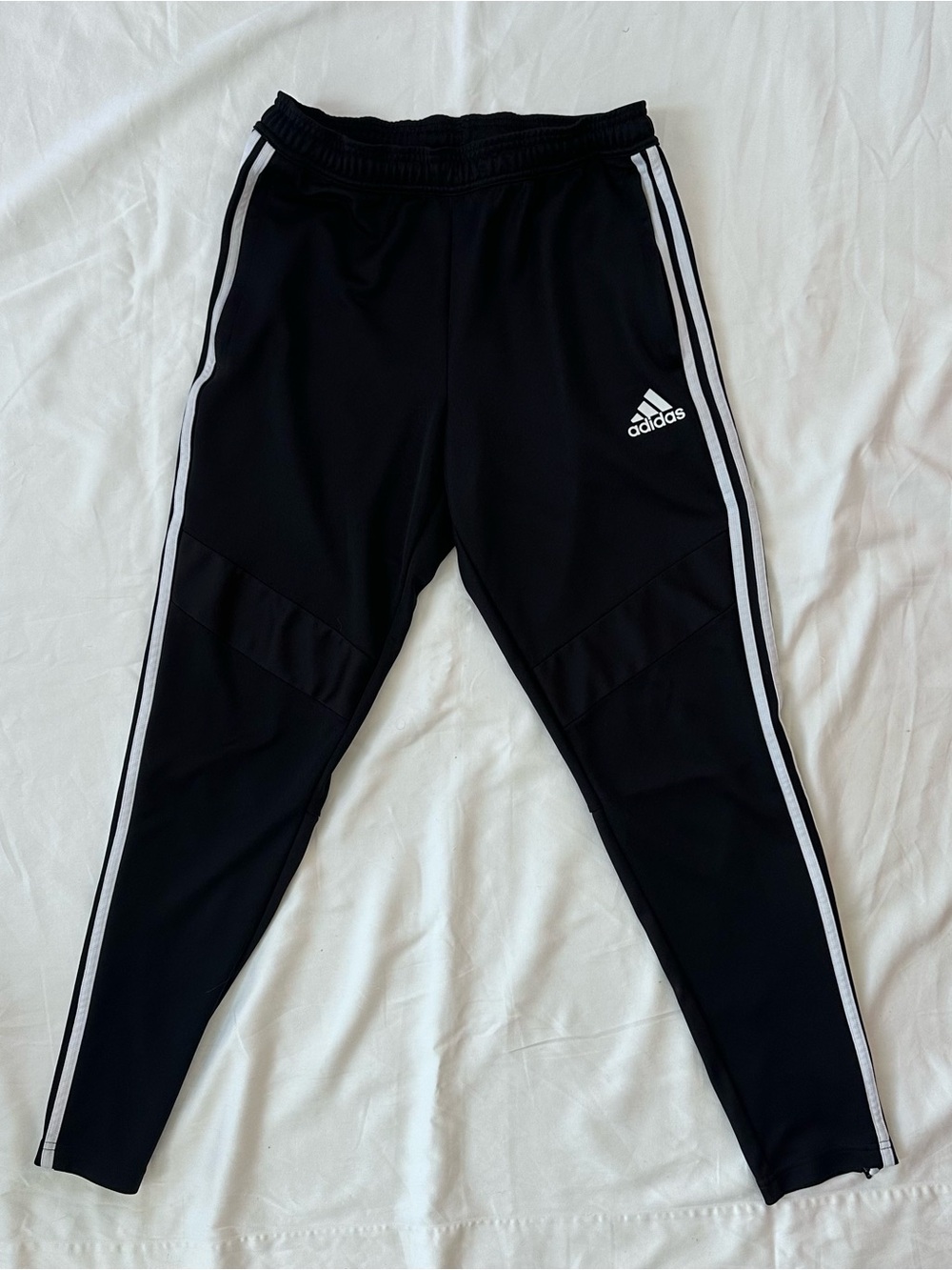 Adidas Tiro 19 Black/White Tapered Training Pants - Size Medium